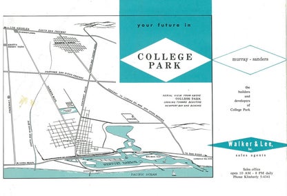 Map of College Park, CA